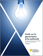 Guide sur la gouvernance et la conformité des inscrits